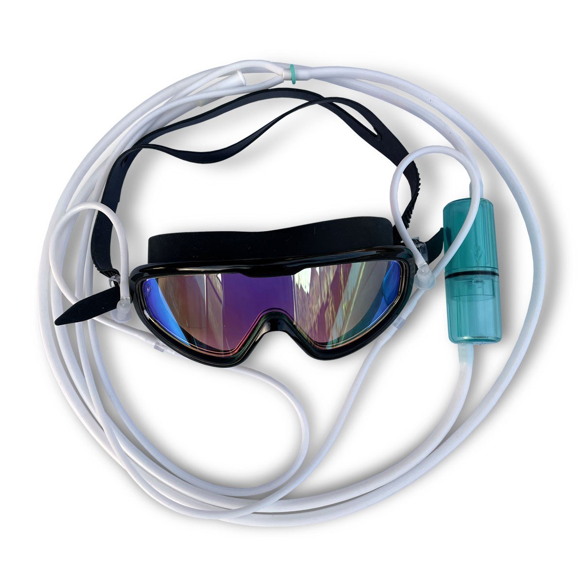 H2 eye and ear glasses for the hydrogen inhalator