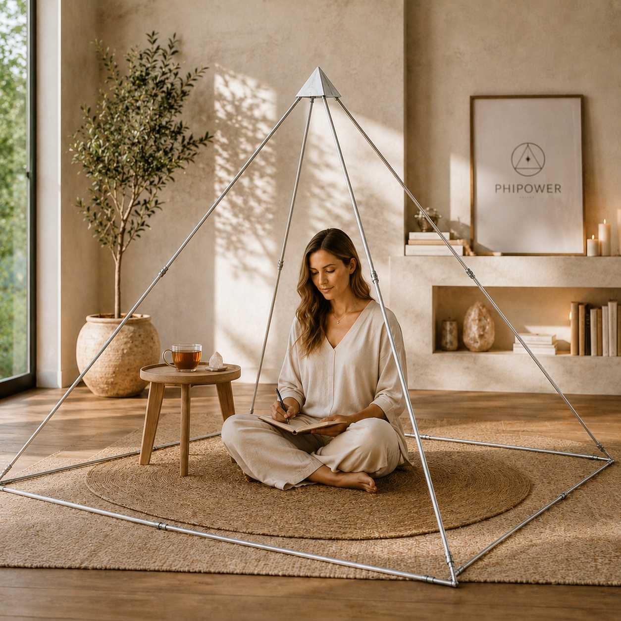 Meditation pyramid at home article hero