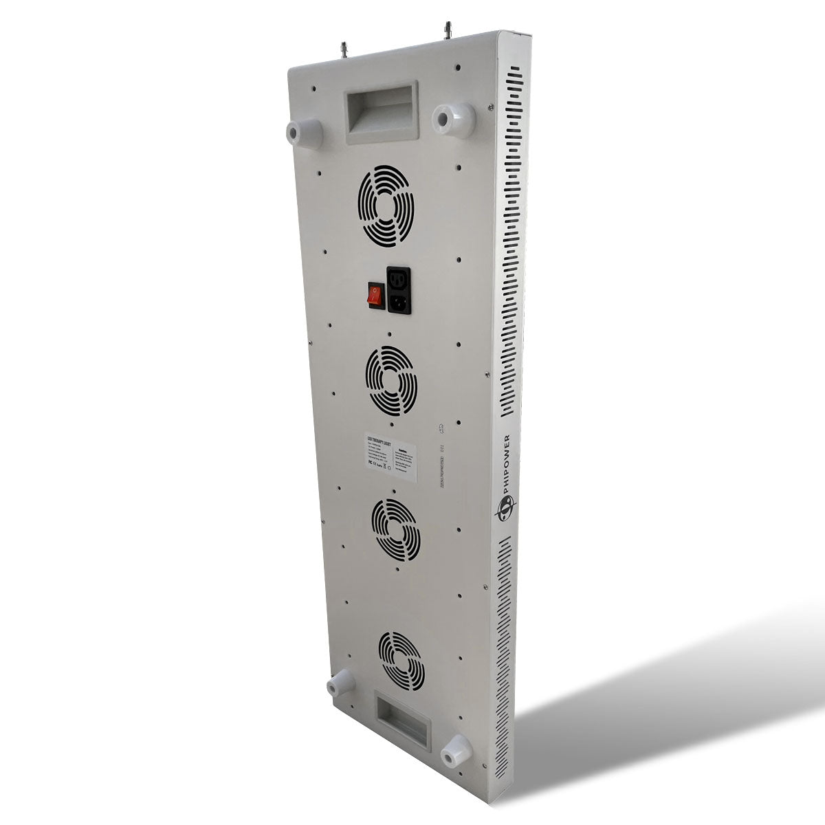 Phipower Red Light Therapy Panel 1500W back label detail