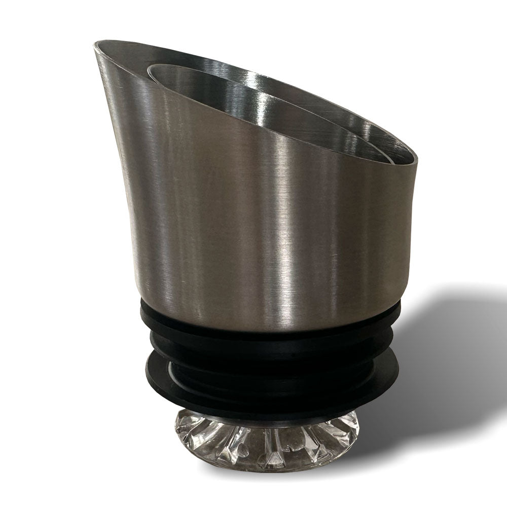 Stainless-steel pouring spout detail