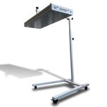 Soporte ajustable con paneles de luz roja