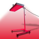 Soporte ajustable con paneles de luz roja