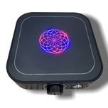 Magnetic stirrer unit with Flower of Life symbol