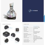 Magnetic stirrer unit with Flower of Life symbol