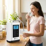 Phipower waterionizer op een aanrecht