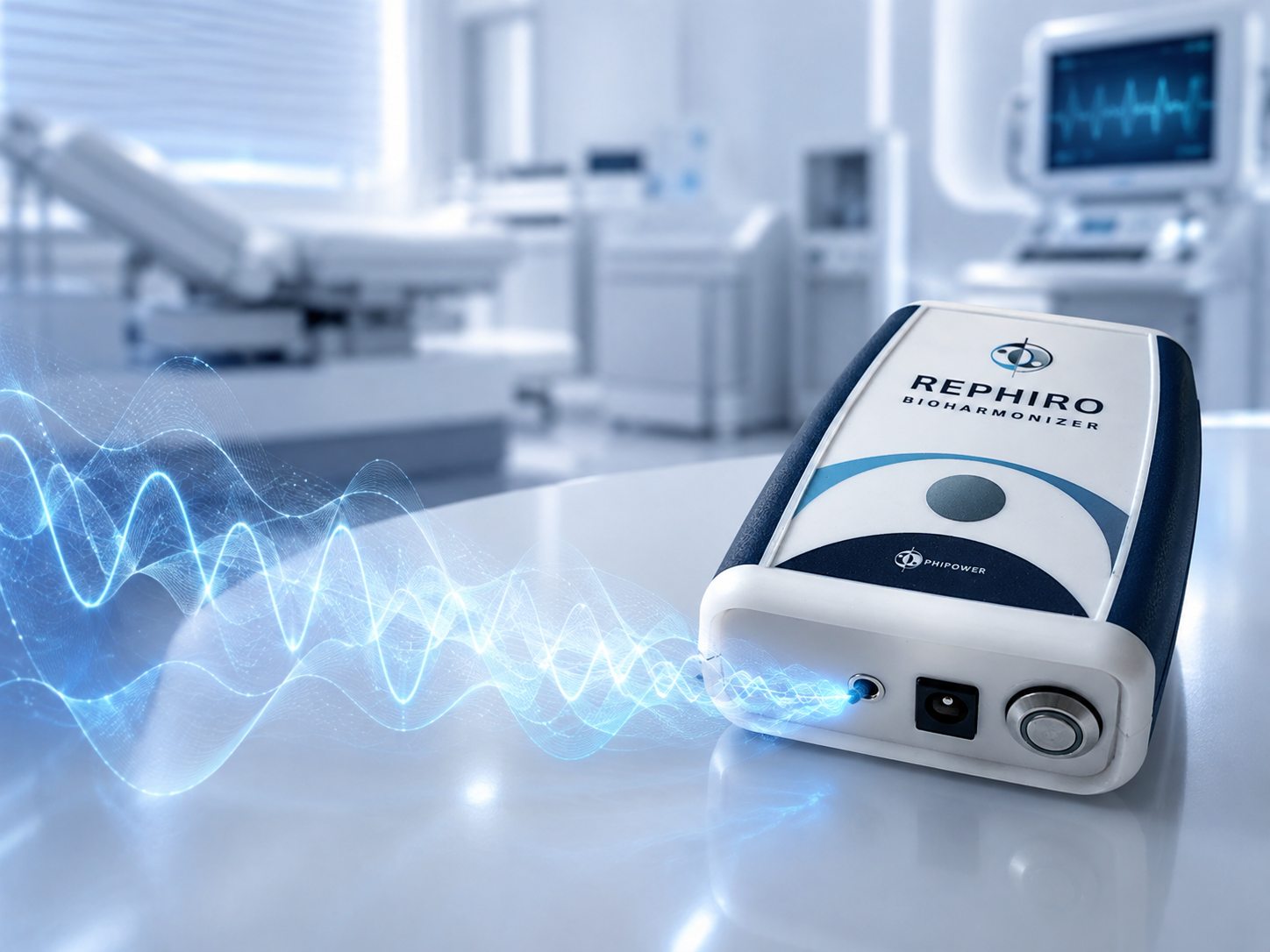 Rephiro Bioharmonizer, the device carrying the carrier and sideband architecture