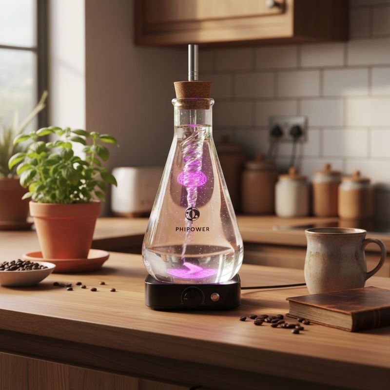 Phipower Water Vitalizer 2.0 | Complete Set with 2L Vortex Carafe