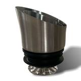 Stainless-steel pouring spout detail