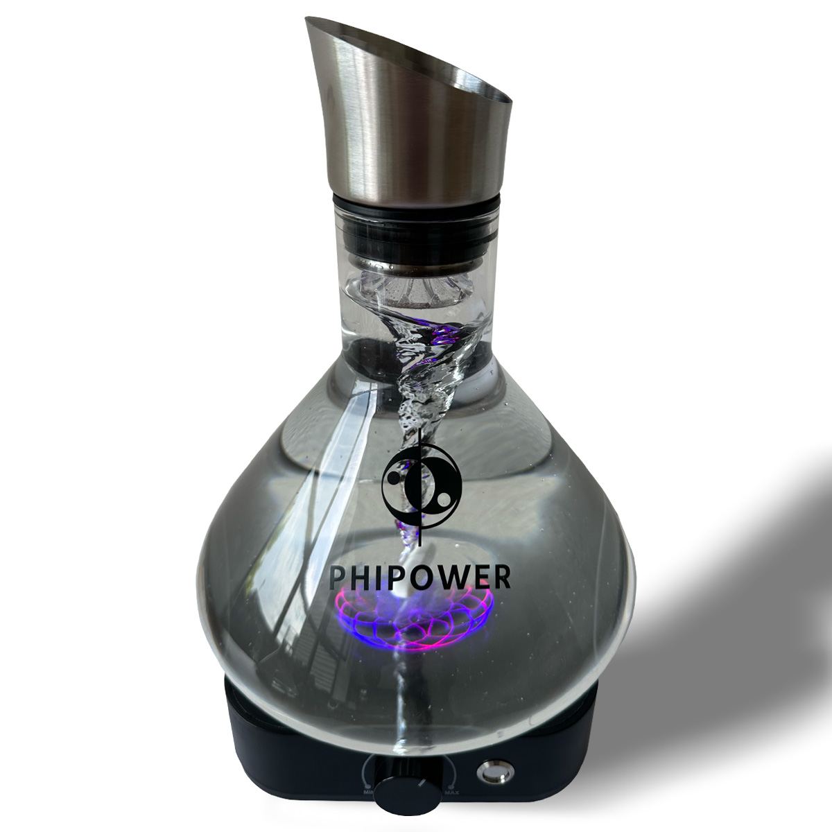Phipower Water Vitalizer 1.6 Litre with illuminated vortex