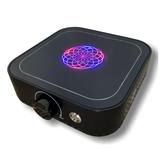 Magnetic stirrer side view with speed control and LED symbol